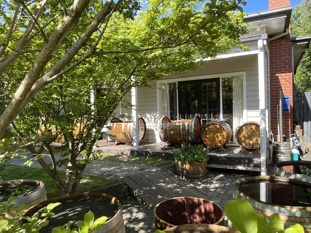 barrel rustic decor
